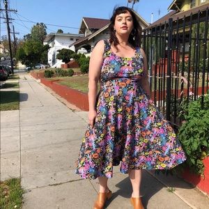 Nooworks Magic Mushroom Vacation Dress NWOT XL